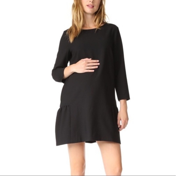 Hatch “The Tulip Dress” Black Mini Maternity Dress - Picture 2 of 6